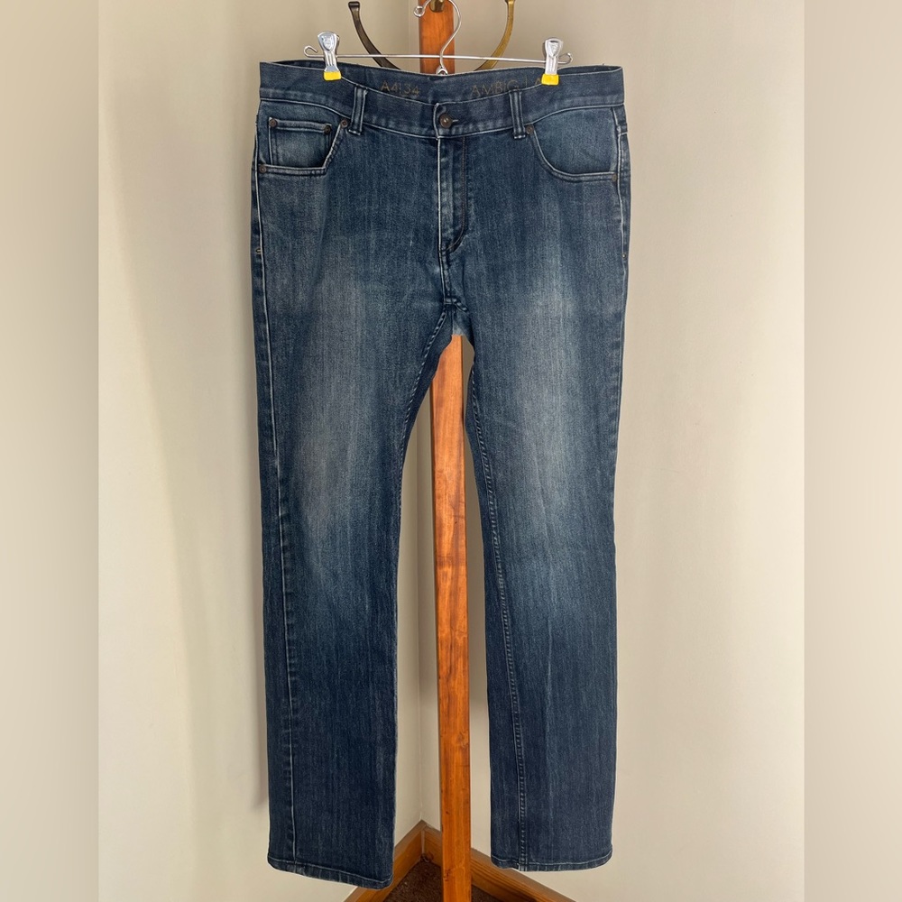AMBIG A4 denim straight leg jeans size 34